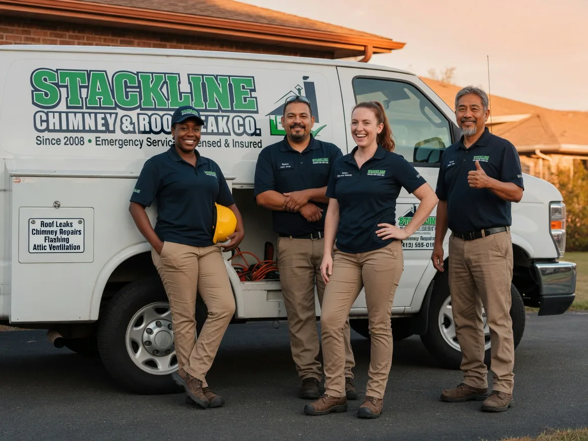 Chimney flashing repair company in Summerfield, LA